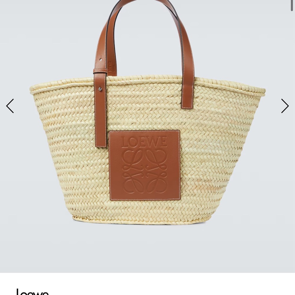 Loewe Tan and Brown Tote Bag